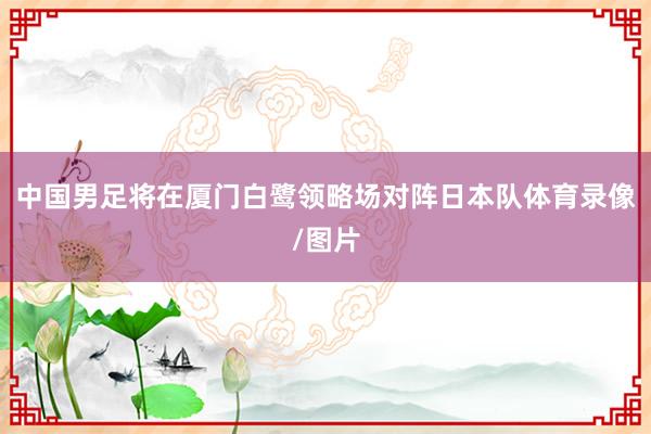 中国男足将在厦门白鹭领略场对阵日本队体育录像/图片