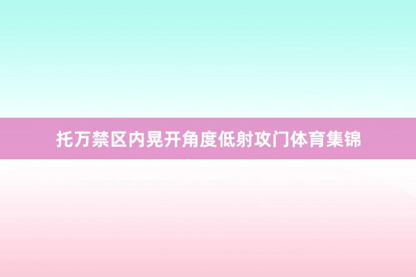 托万禁区内晃开角度低射攻门体育集锦