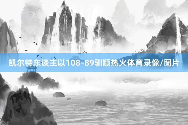 凯尔特东谈主以108-89驯顺热火体育录像/图片